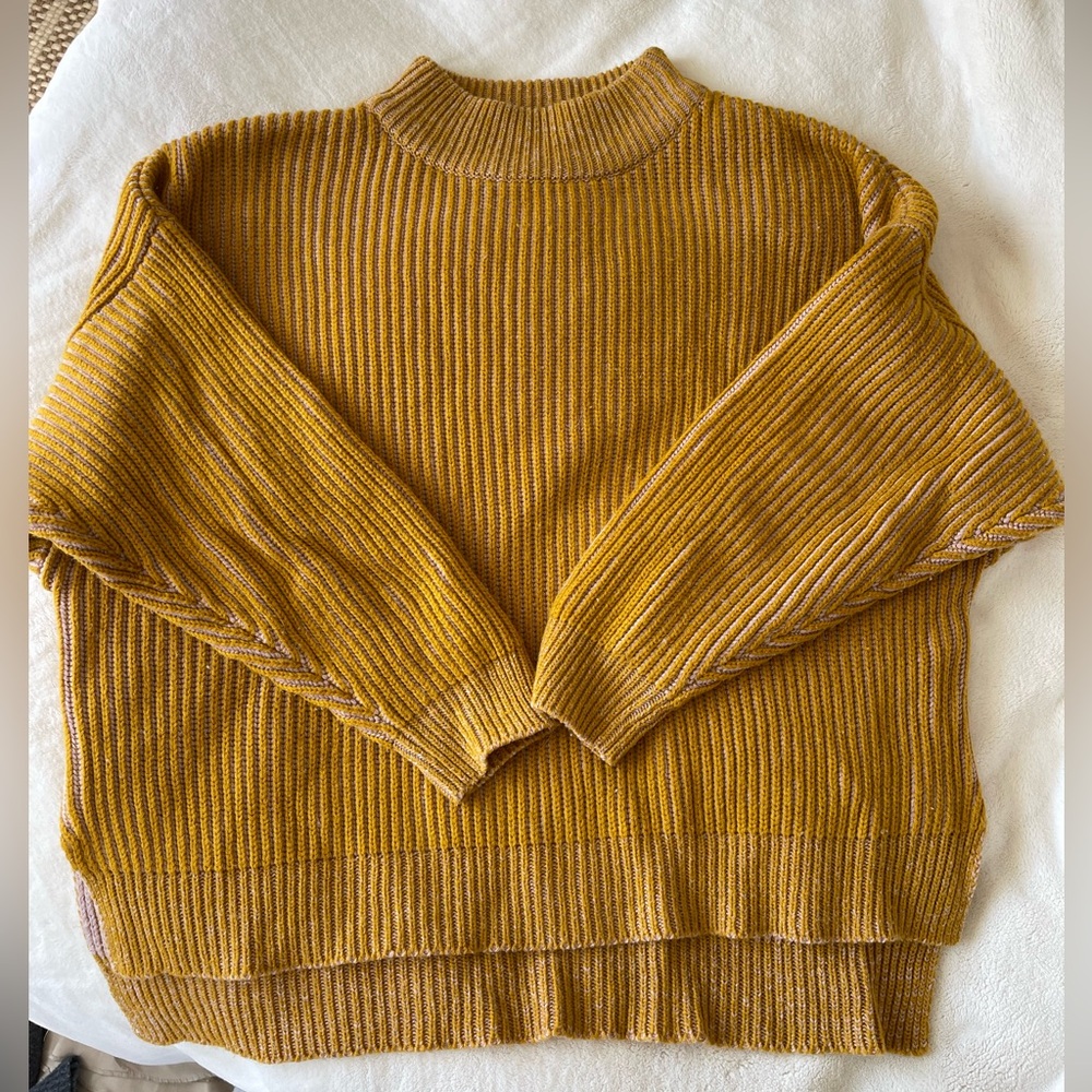 Mustard sweater from top shop